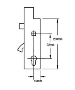 Alternative view of Genuine Multipoint Gearbox - Lift Lever