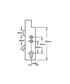Alternative view of Genuine Multipoint Gearbox - Lift lever or Double Spindle