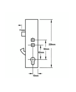 Alternative view of Excalibur Genuine Multipoint Gearbox - Lift Lever or Double Spindle