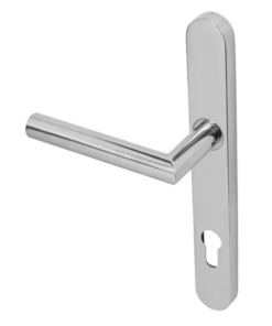 Group KM078C BLU Mitre Sprung Lever Door Handle (LEAD TIME: 2-3 DAYS)