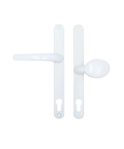 Lever Moveable Pad UPVC Multipoint Door Handles - 117mm/86mm PZ Sprung 237mm Screw Centres