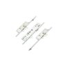 Latch Deadbolt 2 Hooks 2 Anti Lift Pins 2 Rollers Lift Lever or Double Spindle Multipoint Door Lock (top hook to spindle = 618mm) Lockmaster Previous      LM1035 LM1035 LM1035 LM1035 LM1035 Next This Lockmaster multipoint door lock is available in a 35mm backset and has attachments for top and bottom shootbolts.... read more Backset  35mm F