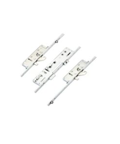 Latch Deadbolt 2 Hooks 2 Anti Lift Pins 2 Rollers Lift Lever or Double Spindle Multipoint Door Lock (top hook to spindle = 618mm) Lockmaster Previous      LM1035 LM1035 LM1035 LM1035 LM1035 Next This Lockmaster multipoint door lock is available in a 35mm backset and has attachments for top and bottom shootbolts.... read more Backset  35mm F