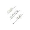 Latch Deadbolt 2 Hooks 2 Anti Lift Pins 2 Rollers Lift Lever or Double Spindle Multipoint Door Lock - Option 2 (top hook to spindle = 618mm)