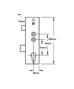 Alternative view of Copy Multipoint Gearbox - Lift Lever or Double Spindle