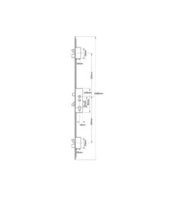 Alternative view of Mantis 3 Latch 3 Hooks 2 Deadbolts Double Spindle Multipoint Door Lock