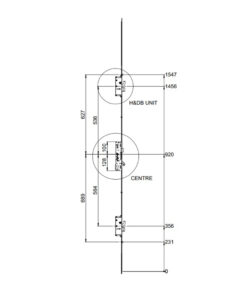 Alternative view of Mantis 3 Latch 3 Hooks 2 Deadbolts Double Spindle Multipoint Door Lock