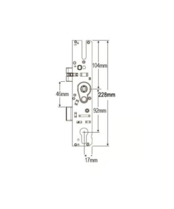 Alternative view of GTS Copy Multipoint Gearbox - Serrated Latch Reversal Button - Lift Lever