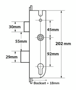 Alternative view of CTS Genuine Multipoint Gearbox - Lift Lever or Split Spindle