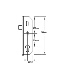 Alternative view of 4500 Copy Multipoint Gearbox - Latch Only Version - Lift Lever