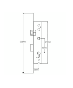 Alternative view of PA1024 Genuine Multipoint Gearbox - Key Wind