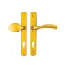 Palladio Lever Moveable Pad UPVC Multipoint Door Handles - 92mm PZ Unsprung 215mm Screw Centres