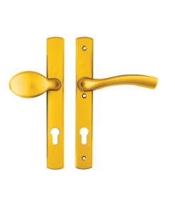 Palladio Lever Moveable Pad UPVC Multipoint Door Handles - 92mm PZ Unsprung 215mm Screw Centres
