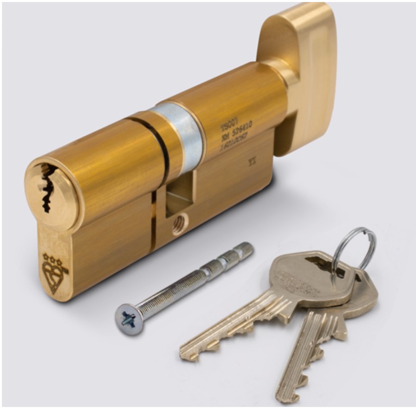 pExtra Guard TS0007 3* Euro Key and Turn Cylinder 2 pExtra Guard TS0007 3* Euro Key and Turn Cylinder - Image 2