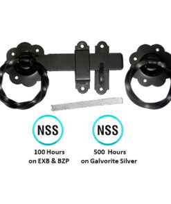 Ring Gate Latch - Twisted Ring - Prepack 150mm Set