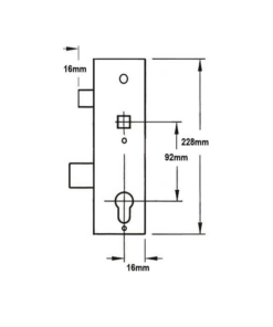 Alternative view of Multipoint Gearbox - Lift Lever