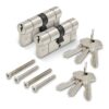 Euro Double Cylinders British Standard Kitemarked TS007 1* - Keyed Alike Pairs