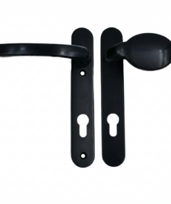 Lever Moveable Pad UPVC Multipoint Door Handles - 92mm PZ Sprung 122mm Screw Centres