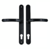 Lever UPVC Multipoint Door Handles - 92mm PZ Sprung 240mm Screw Centres - 270mm Long Backplate