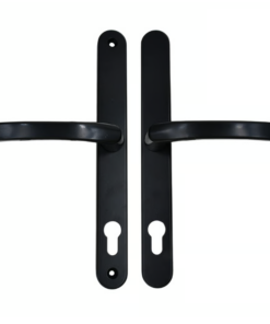 Lever UPVC Multipoint Door Handles - 92mm PZ Sprung 240mm Screw Centres - 270mm Long Backplate
