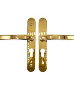 Lever Lever UPVC Multipoint Door Handles - 48mm PZ - Sprung - 160mm Screw Centres