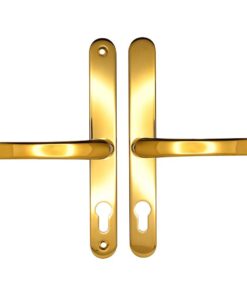 Lever Lever UPVC Multipoint Door Handles - 68mm PZ Sprung 215mm Screw Centres