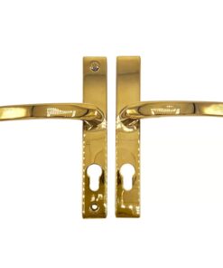 Lever UPVC Multipoint Door Handles - 70mm PZ - Sprung - 180mm Screw Centres - 7mm Follower