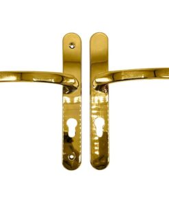 Lever UPVC Multipoint Door Handles - 70mm PZ - Sprung - 200mm Screw Centres - 7mm Follower