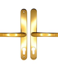 Lever Lever UPVC Multipoint Door Handles - 70mm PZ Sprung 215mm Screw Centres