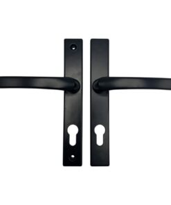 Lever UPVC Multipoint Door Handles - 72mm PZ - Sprung - 180mm Screw Centres