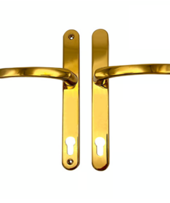 Lever UPVC Multipoint Door Handles - 117mm PZ - Sprung - 237mm Screw Centres - 267mm Backplate