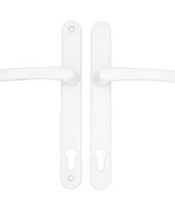 Alternative view of Lever UPVC Multipoint Door Handles - 117mm PZ - Sprung - 237mm Screw Centres - 267mm Backplate
