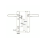 Ultion TS007 2* Lever Lever UPVC Multipoint Door Handles - 92mm PZ Sprung 122mm Screw Centres 3 Sterling Forge Hardware