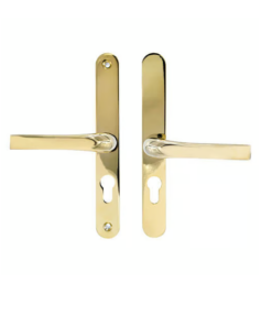 Lever Lever UPVC Multipoint Door Handles - 48mm PZ Sprung 200mm Screw Centres