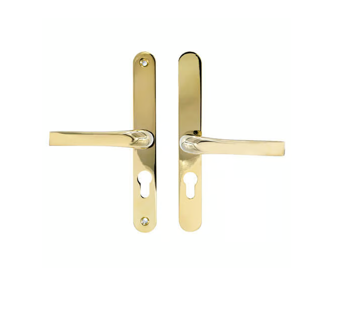 Lever Lever UPVC Multipoint Door Handles - 48mm PZ Sprung 200mm Screw Centres 1 Lever Lever UPVC Multipoint Door Handles - 48mm PZ Sprung 200mm Screw Centres