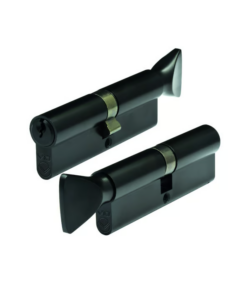 V10 Euro Key And Turn Cylinders - Black Finish (LEAD TIME: 2-3 DAYS)