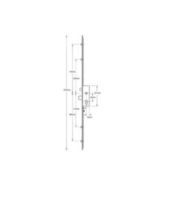 Alternative view of Vectis Latch Deadbolt 4 Rollers Split Spindle Multipoint Door Lock
