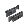 V5 Euro Key And Turn Cylinders - Black Finish (LEAD TIME: 2-3 DAYS)