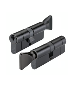 V5 Euro Key And Turn Cylinders - Black Finish (LEAD TIME: 2-3 DAYS)
