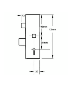 Alternative view of Vectis Genuine Multipoint Gearbox - Lift Lever or Split Spindle