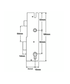 Alternative view of S.E.A Genuine Multipoint Gearbox - Lift Lever or Split Spindle