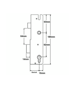 Alternative view of Genuine Multipoint Gearbox - Key Wind