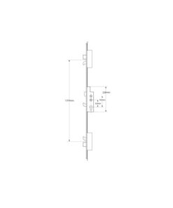 Alternative view of XL Latch 2 Deadbolts 3 Hooks Double Spindle Multipoint Door Lock