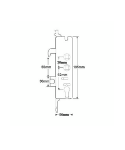 Alternative view of G2000 Genuine Multipoint Gearbox - Lift lever or Double Spindle