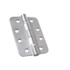 Stainless Steel Ball Bearing Hinge - Pair - CE13 Radius Corner 100 X 76 X 3mm with Satin and Polished Finish